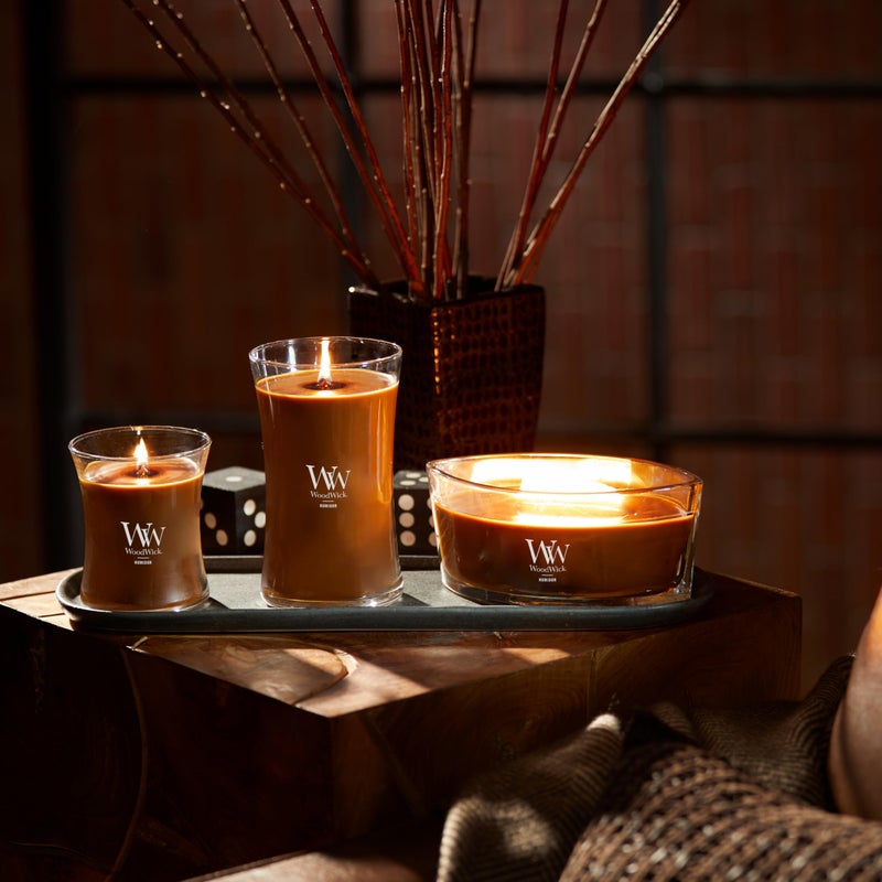 WoodWick Humidor Gifts for Women and Men, 21.5 oz Large Hourglass Candle with Crackling Wick - Image 5